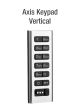 Axis Keypad vertical without pull Surface mount